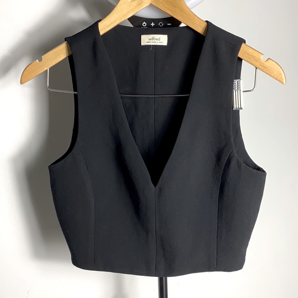 Wilfred Black Dress Top - Picture 1 of 1